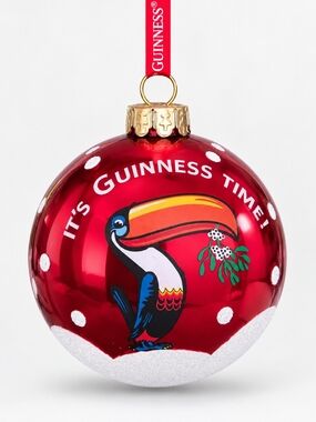Guinness Red Toucan Holiday Ornament - It's Guinness Time!
